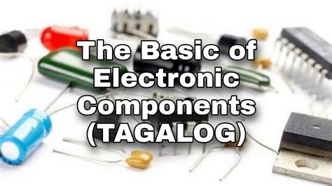 electronics in tagalog
